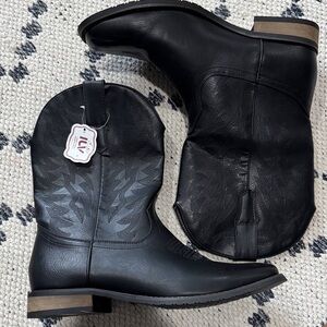 Black Western Cowboy Boots